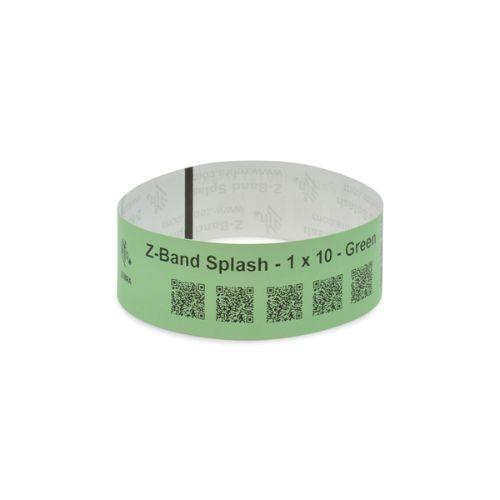 Bratari imprimanta Z Band Splash Verde Zebra 10012717 4K