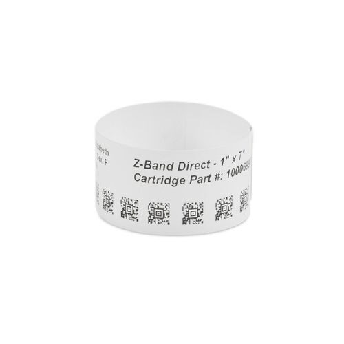 Bratari imprimanta Z-Band UltraSoft Alb Zebra 10018857