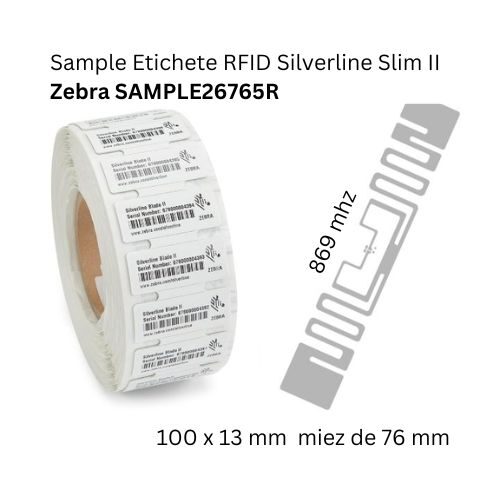 Etichete RFID Silverline Slim II Zebra SAMPLE26765R