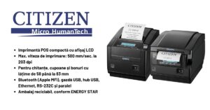 Imprimante Pos Citizen Ct S801Iii Și Ct S851Iii