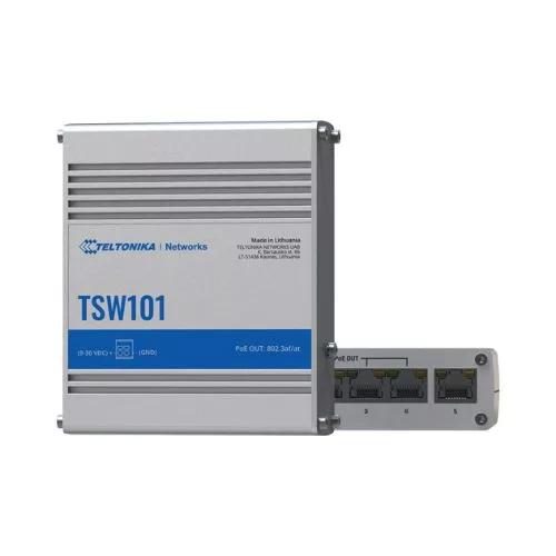 Comutator PoE+ pentru automobile TSW101 Teltonika Networks TSW101000000