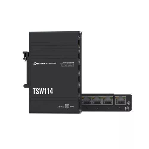 Comutator TSW114 Gigabit DIN sina Teltonika Networks TSW114000000