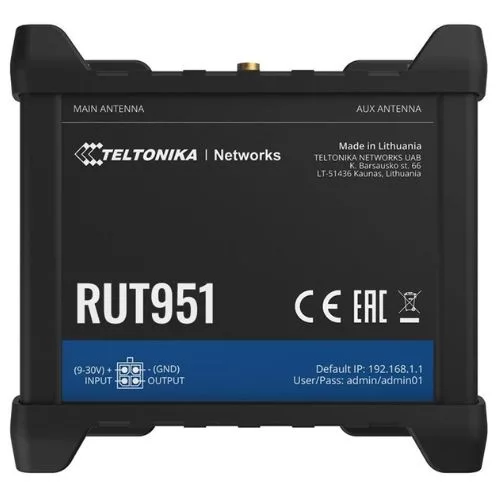 Router celular industrial RUT951 Teltonika Networks RUT951000000