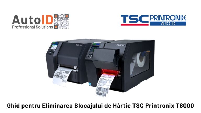 Ghid pentru Eliminarea Blocajului de Hârtie TSC Printronix T8000
