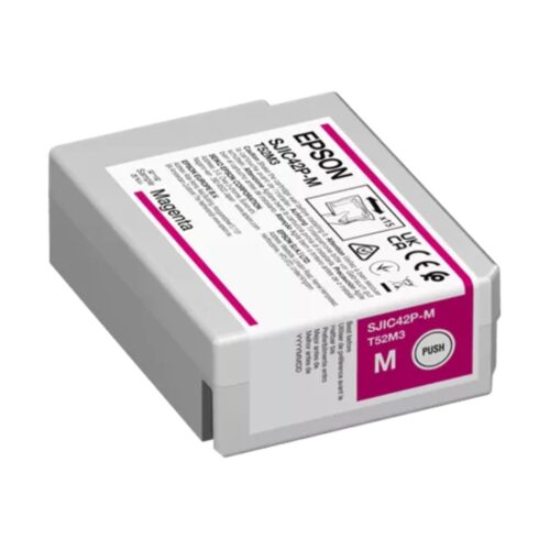 Cartuș cerneală Magenta 50 ml pentru ColorWorks C4000 Epson C13T52M340