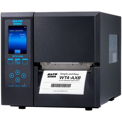 Imprimantă Industrială Etichete WT4AXB 300 dpi cu dispozitiv de tăiere și WLAN /BT + cablu de alimentare UE SATO WWWTA436I-EU