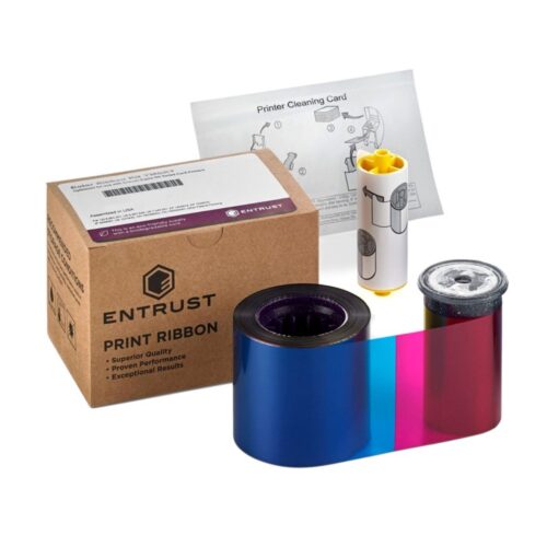 Ribbon color YMCKT 250 Entrust 525100-001